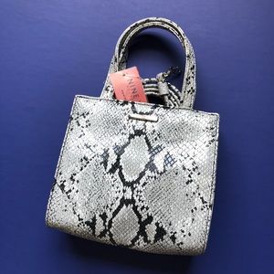 NWT Nine West snakeskin bag